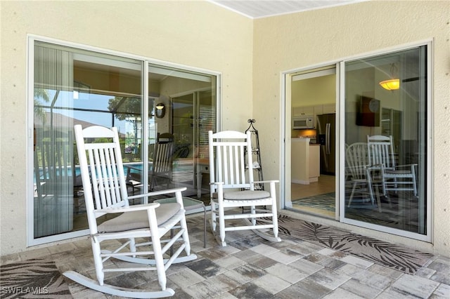view of patio