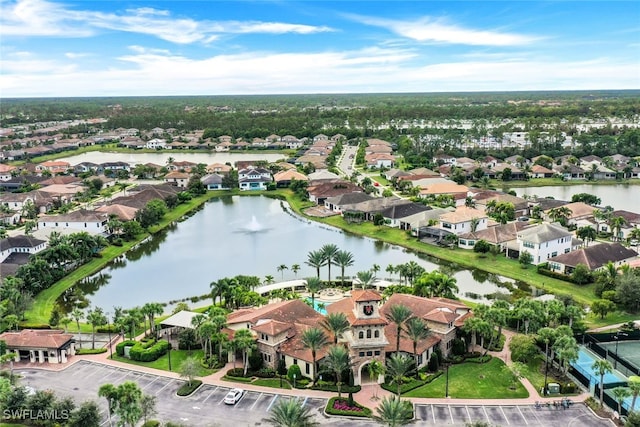 9519 Foxglove Ln, Naples, FL 34120 - aerial overview of property's location featuring nearby suburban area and a large body of water