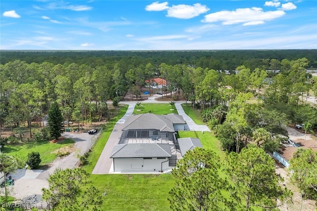 333 12th Ave NE, Naples, FL 34120 - aerial view of property and surrounding area featuring a forest