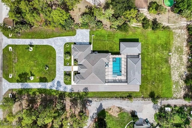 333 12th Ave NE, Naples, FL 34120 - aerial view of a pool