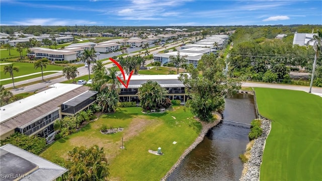 300 Palm Dr Unit 402, Naples, FL 34112 - aerial view of a large body of water and apartment complex / building