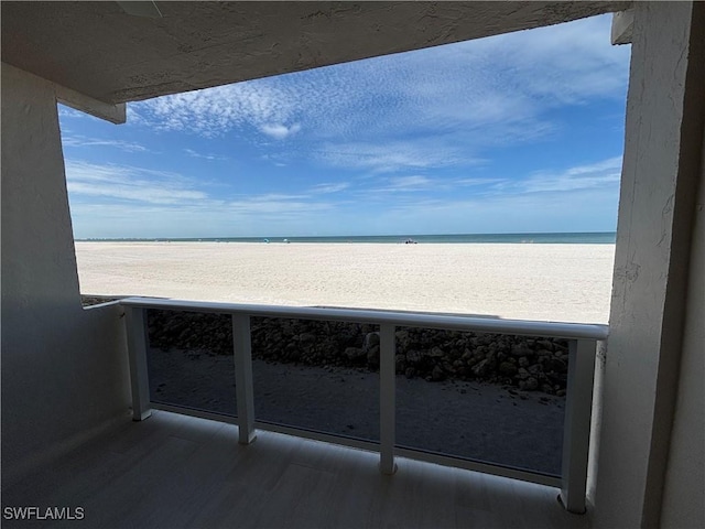 7400 Estero Blvd Unit 126, Fort Myers Beach, FL 33931 - balcony with view of water and beach