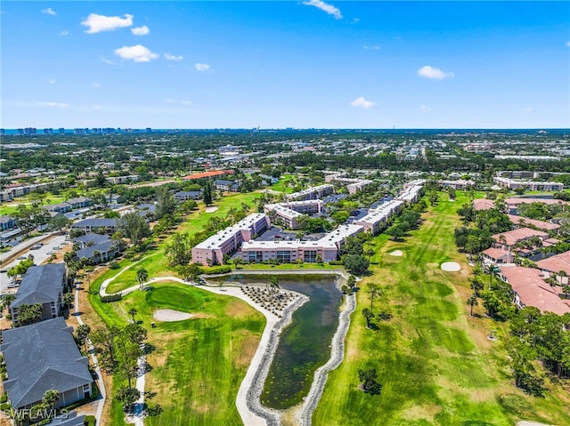 190 Turtle Lake Ct Unit 311, Naples, FL 34105 - aerial view of a large body of water, a golf course, and apartment complex / building
