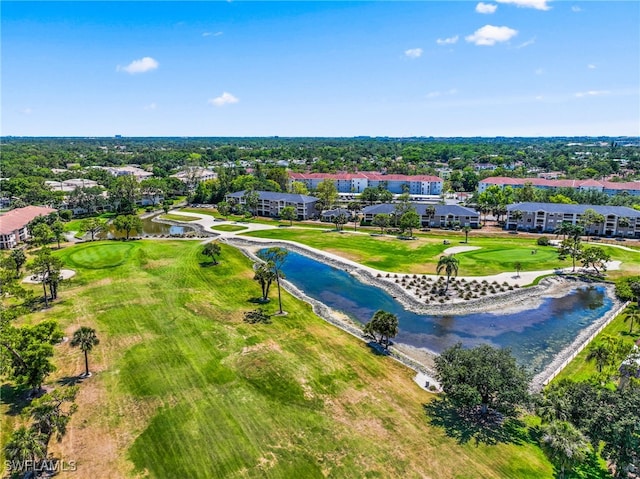 190 Turtle Lake Ct Unit 311, Naples, FL 34105 - drone / aerial view of a large body of water and a golf course