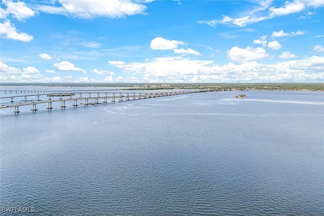 2745 1st St Unit 701, Fort Myers, FL 33916 - water view featuring a notable bridge