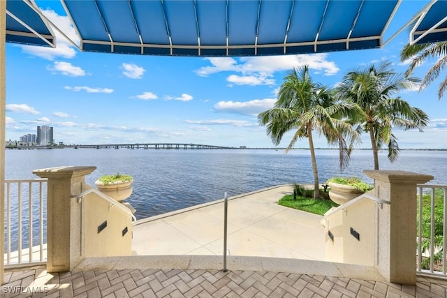 2745 1st St Unit 701, Fort Myers, FL 33916 - water view with a notable bridge