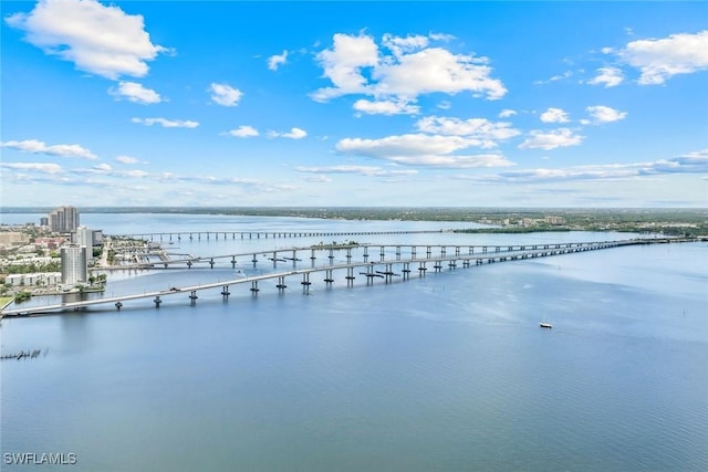 2745 1st St Unit 701, Fort Myers, FL 33916 - bird's eye view of a nearby body of water and a notable bridge