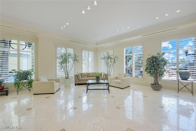 2745 1st St Unit 701, Fort Myers, FL 33916 - lobby featuring crown molding and recessed lighting