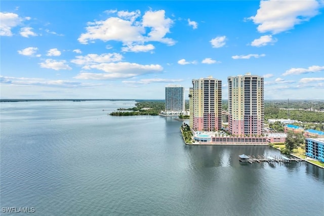 2745 1st St Unit 701, Fort Myers, FL 33916 - water view with nearby urban area