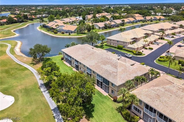 9087 Michael Cir Unit 9, Naples, FL 34113 - aerial view of residential area with a nearby body of water