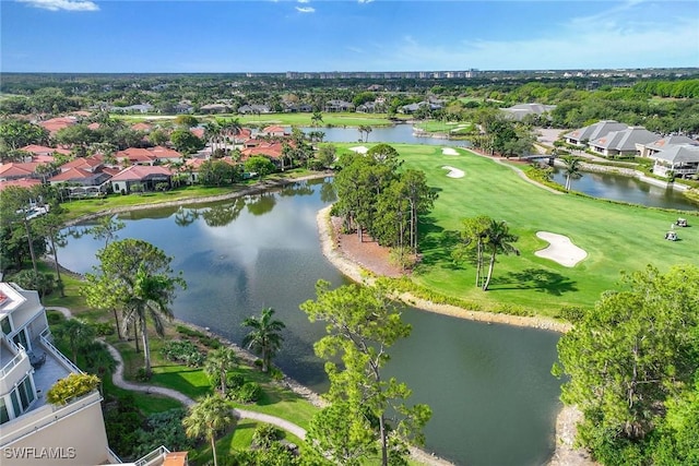 2630 Grey Oaks Dr N Unit B18, Naples, FL 34105 - aerial perspective of suburban area featuring a golf club and a nearby body of water