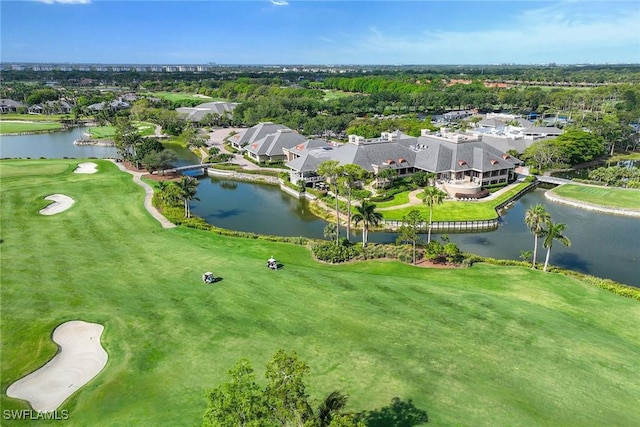 2630 Grey Oaks Dr N Unit B18, Naples, FL 34105 - aerial overview of property's location with a golf course, a nearby body of water, and nearby suburban area
