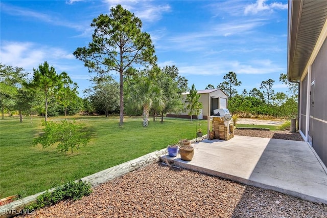 7824 7th Ter, Labelle, FL 33935 - view of green lawn with a patio