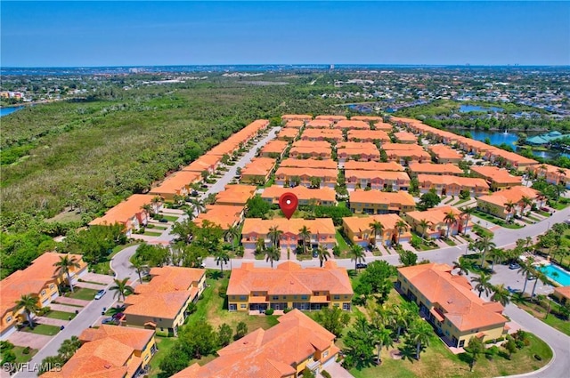 9820 Healthpark Cir Unit 101, Fort Myers, FL 33908 - aerial view of residential area featuring a large body of water