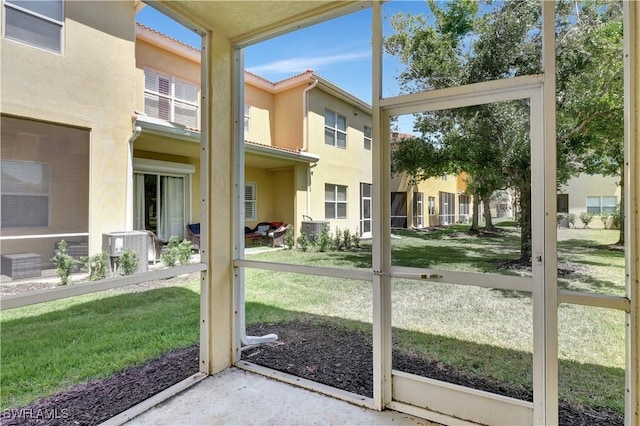 9820 Healthpark Cir Unit 101, Fort Myers, FL 33908 - view of unfurnished sunroom