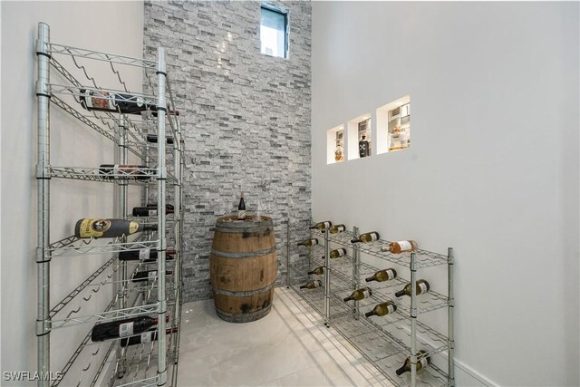 24131 Cock Robin Ln, Bonita Springs, FL 34135 - wine cellar featuring a high ceiling