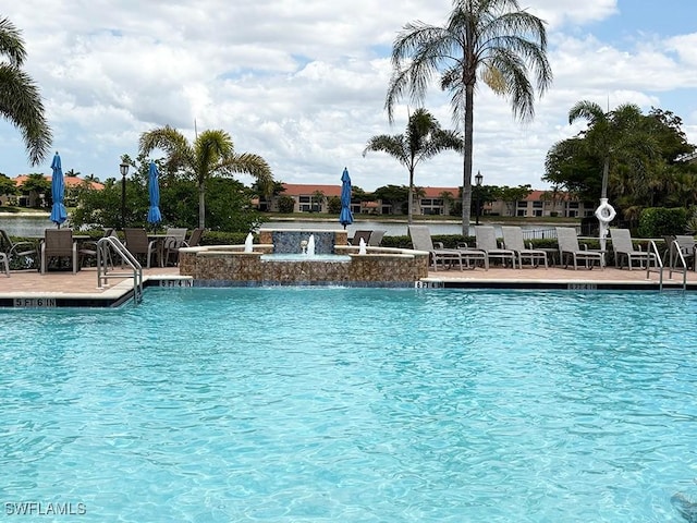 view of community pool