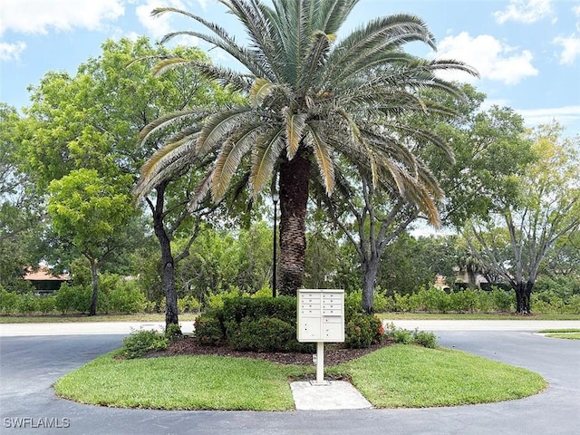 exterior view of mail area