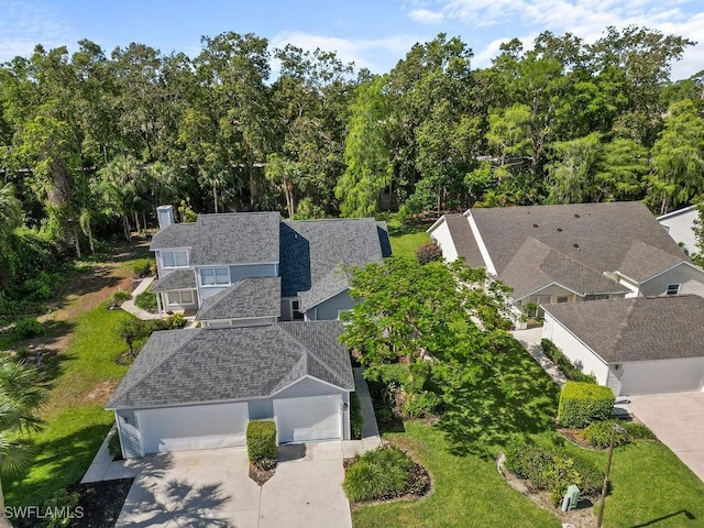 1429 Monarch Cir, Naples, FL 34116 - view from above of property featuring a tree filled landscape