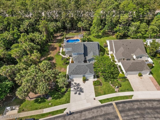 1429 Monarch Cir, Naples, FL 34116 - drone / aerial view of a pool
