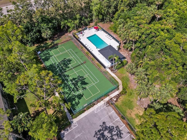 1429 Monarch Cir, Naples, FL 34116 - aerial view of a pool area