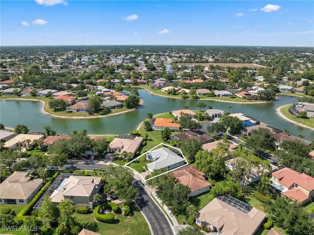3932 Ruxton Rd, Naples, FL 34116 - aerial view of residential area featuring a large body of water