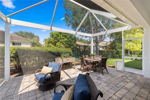 3932 Ruxton Rd, Naples, FL 34116 - view of patio featuring outdoor dining area