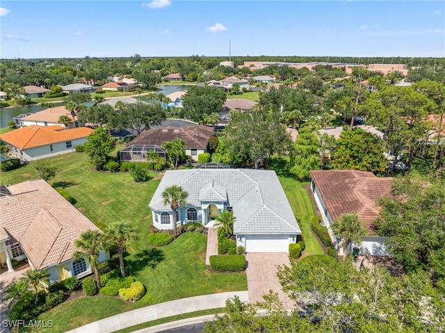 3932 Ruxton Rd, Naples, FL 34116 - aerial perspective of suburban area featuring a large body of water
