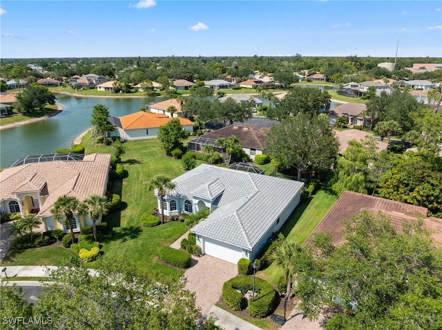3932 Ruxton Rd, Naples, FL 34116 - aerial perspective of suburban area featuring a nearby body of water