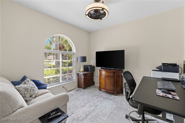 3932 Ruxton Rd, Naples, FL 34116 - home office with baseboards