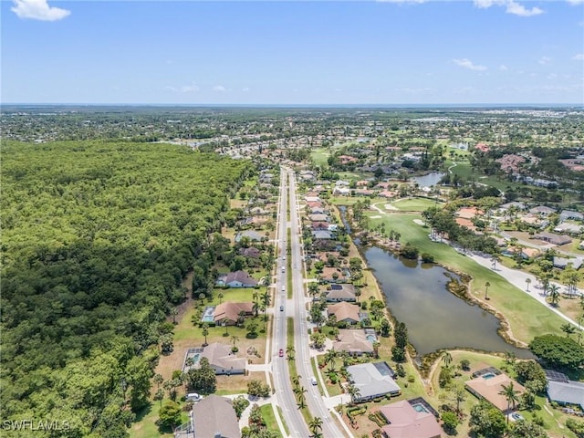 813 Saint Andrews Blvd, Naples, FL 34113 - view of property location with a large body of water, a golf club, and nearby suburban area
