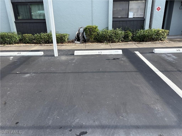 view of uncovered parking lot
