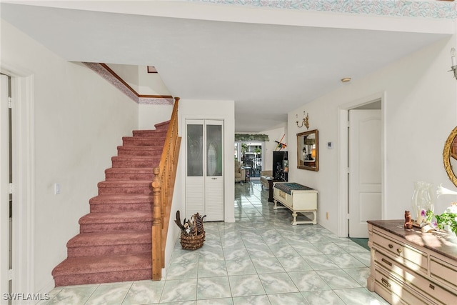 view of staircase