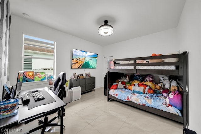 bedroom featuring a desk