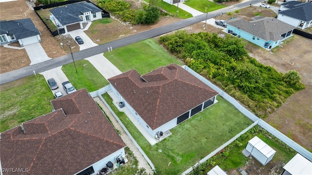aerial perspective of suburban area