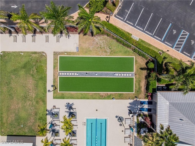14179 Charthouse Ct, Naples, FL 34114 - drone / aerial view of a pool