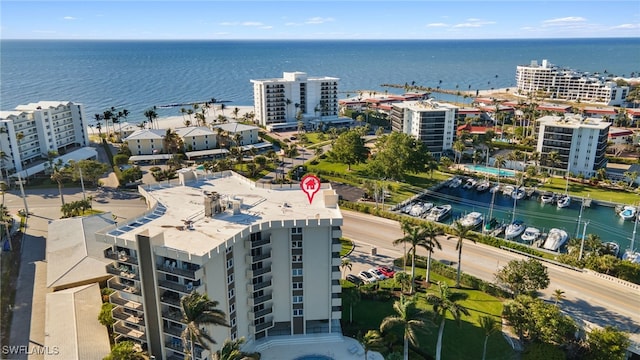 2150 Gulf Shore Blvd N Unit 701, Naples, FL 34103 - view of urban area featuring a large body of water and apartment complex / building