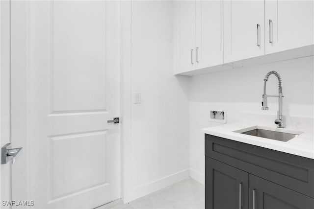 1432 Euclid Ave, Lehigh Acres, FL 33972 - laundry area featuring hookup for a washing machine and cabinet space