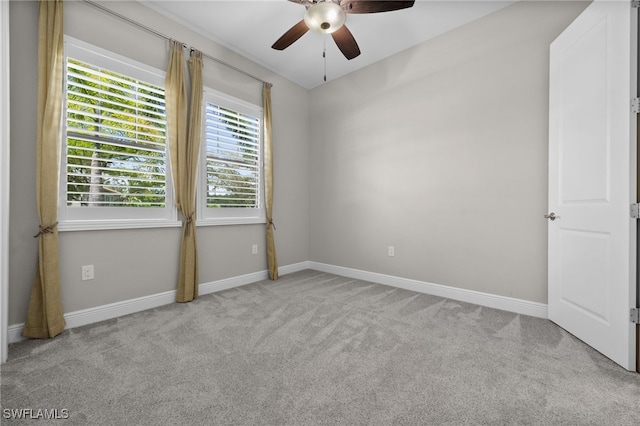 10626 Essex Square Blvd, Fort Myers, FL 33913 - carpeted empty room with ceiling fan and baseboards