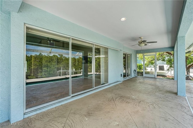 1976 San Marco Rd, Marco Island, FL 34145 - view of patio featuring a ceiling fan