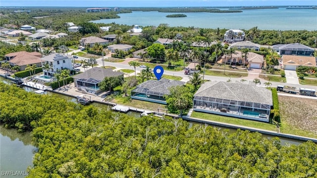 1976 San Marco Rd, Marco Island, FL 34145 - aerial perspective of suburban area with a large body of water