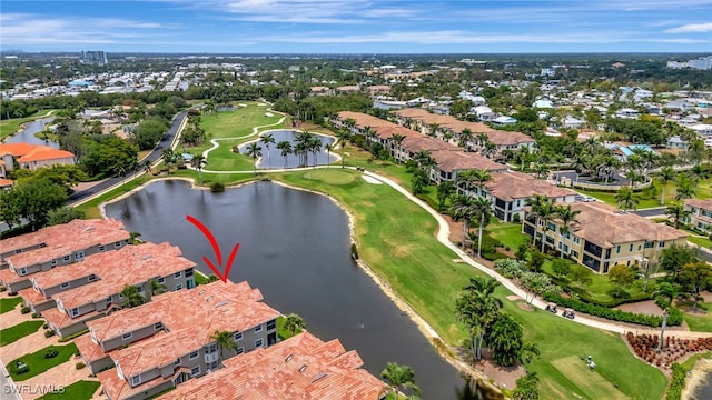 3580 Windjammer Cir Unit 1603, Naples, FL 34112 - aerial perspective of suburban area featuring a large body of water and a golf club