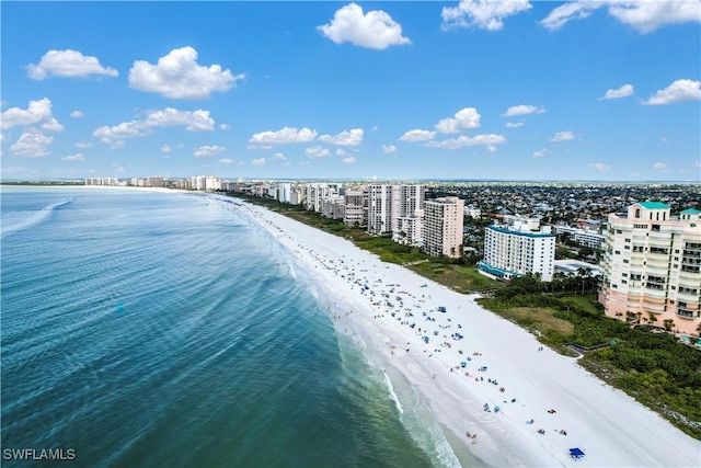 bird's eye view of extended coastline