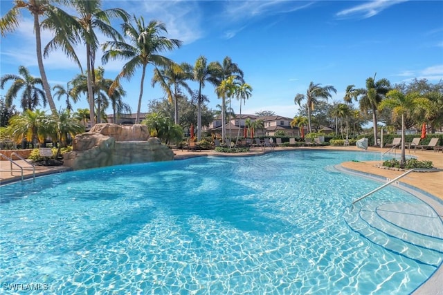 view of community pool