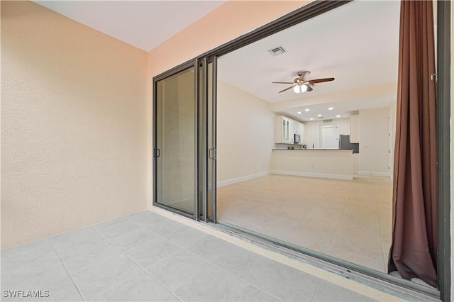4910 SW 17th Pl Unit 4B, Cape Coral, FL 33914 - view of patio / terrace featuring ceiling fan