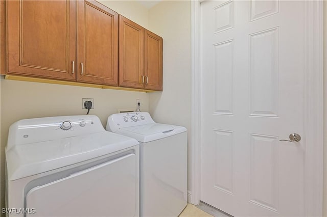 4910 SW 17th Pl Unit 4B, Cape Coral, FL 33914 - washroom with cabinet space and washer and clothes dryer
