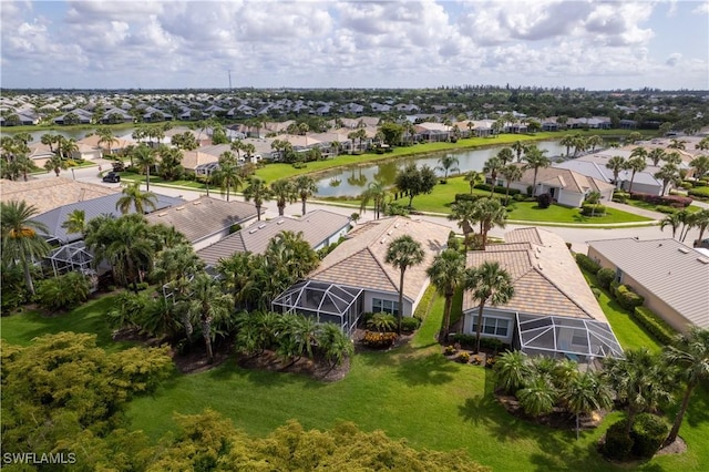 2664 Astwood Ct, Cape Coral, FL 33991 - aerial view of residential area with a nearby body of water