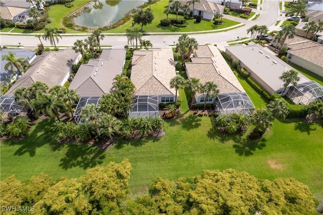 2664 Astwood Ct, Cape Coral, FL 33991 - aerial perspective of suburban area with a large body of water