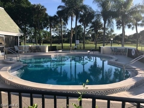 community pool featuring a patio