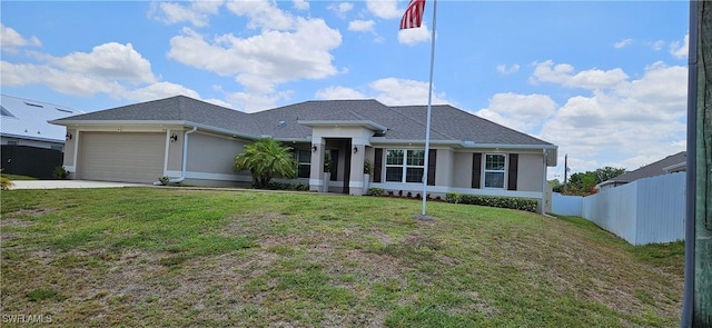 1948 Redmont Ave, Lehigh Acres, FL 33972 - view of front of home featuring stucco siding, a garage, and concrete driveway